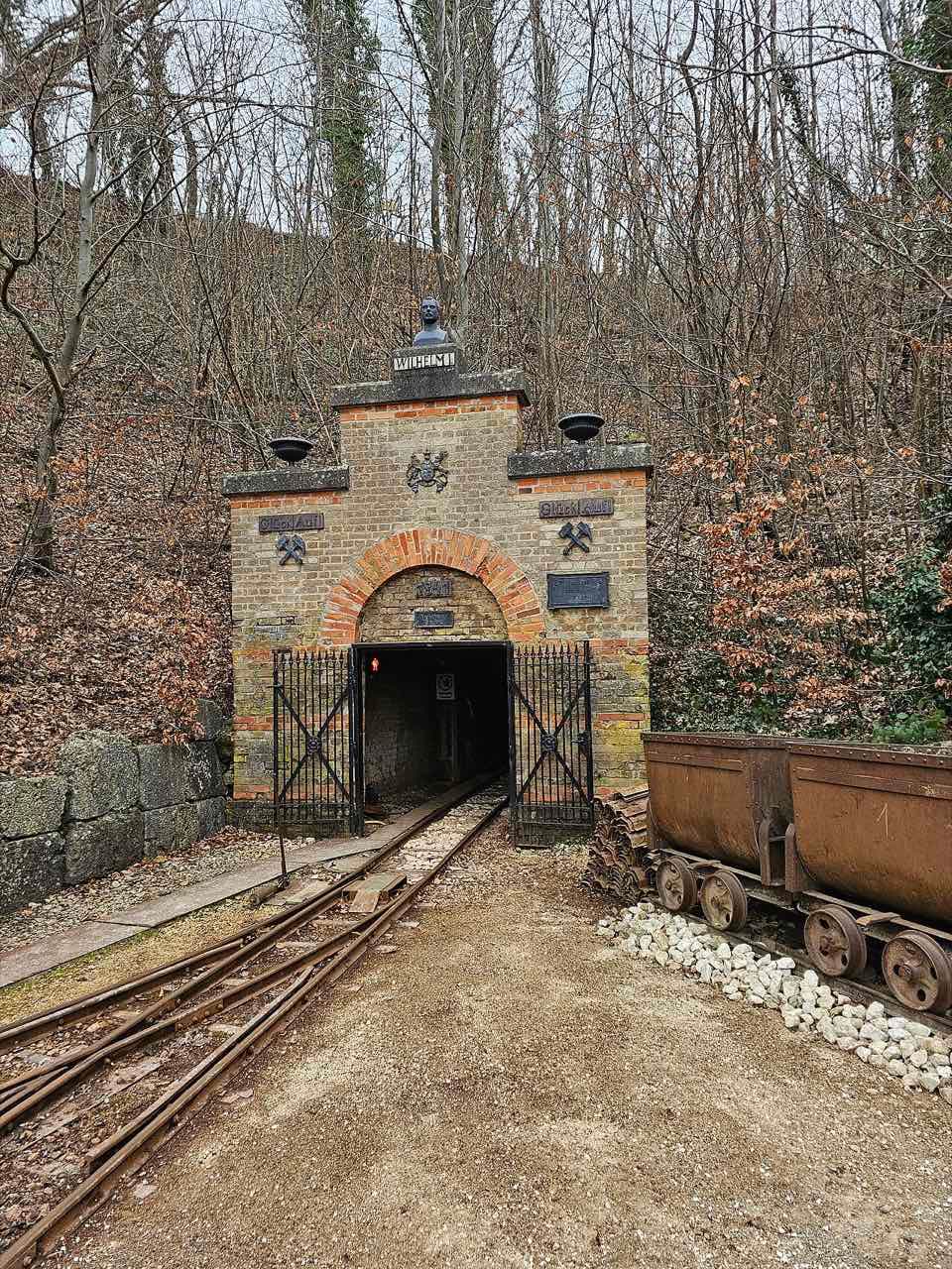 The entrance to the Tiefer Stollen, the former iron-ore mine in Aalen