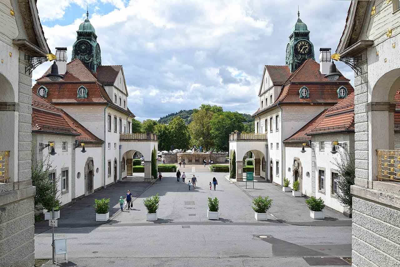 The Sprudelhof in Bad Nauheim, the Art Nouveau spa complex