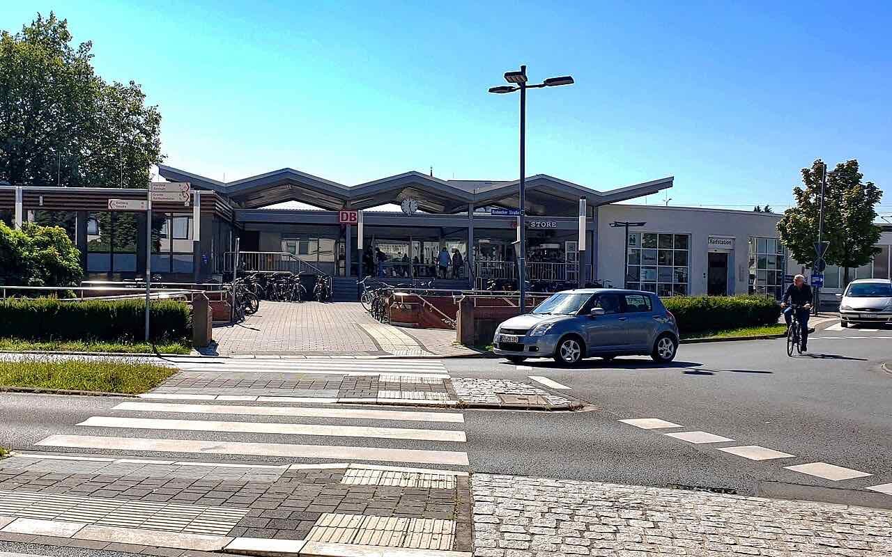 The main station of Lippstadt in August 2024