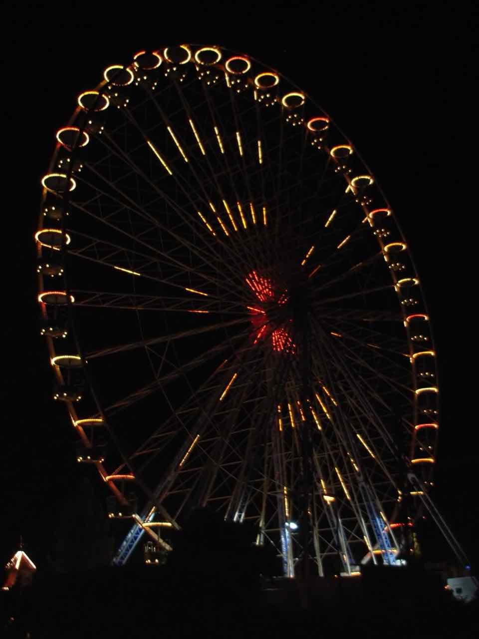 A ferris wheel on the Libori fair in Paderborn