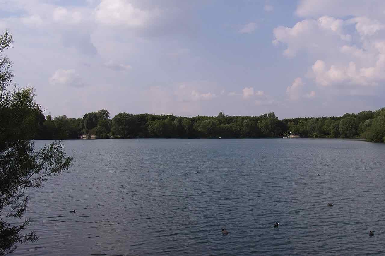 The Padersee photographed from its south shore
